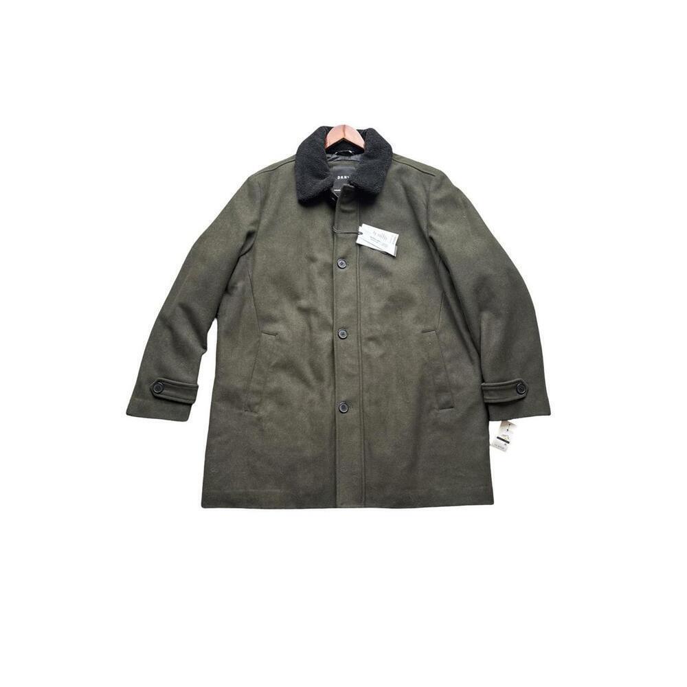 DKNY Mens Ultra Loft Jacket Insulated Wool Blend Size XXL New